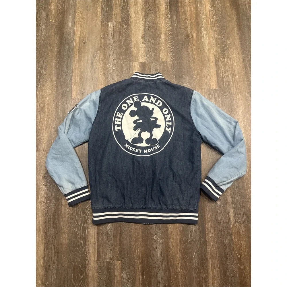 Mickey Mouse Disney Our Universe Denim Jean Jacket Size Large The One And Only